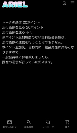 ARIEL(アリエル)に掲載されている料金詳細